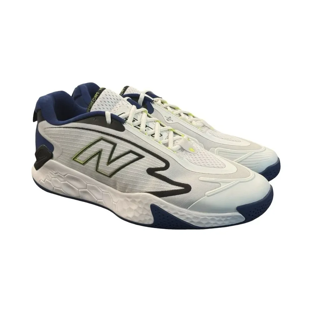 Size 15 New Balance Fresh Foam X CT-Rally 2E White Blue Yellow Mens MCHRALW1